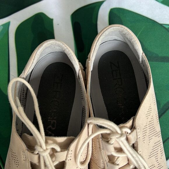 Cole Haan beige eyelet suede sneakers - Picture 7 of 7